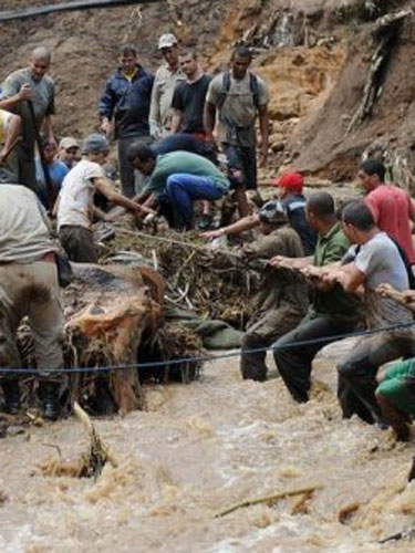 Foto cautare victime Brazilia